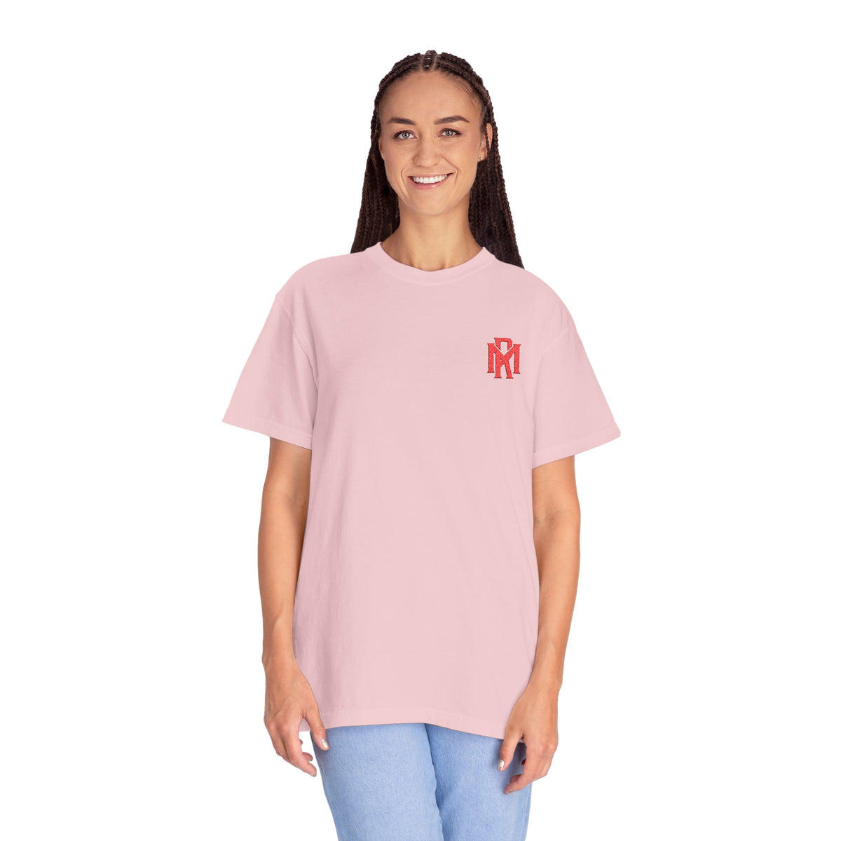 Pixel Heart T-Shirt — Small Red Heart Chest Graphic