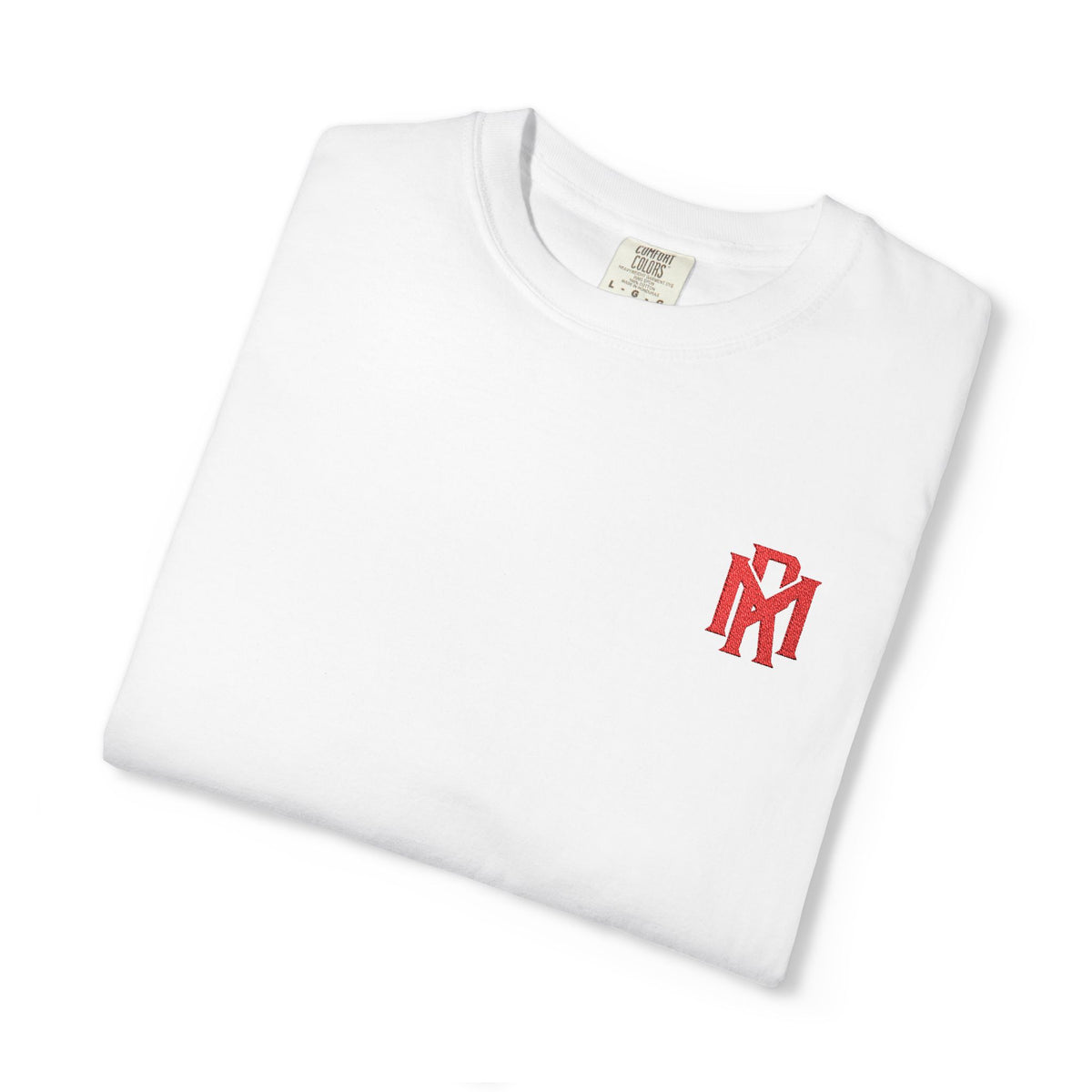 Pixel Heart T-Shirt — Small Red Heart Chest Graphic