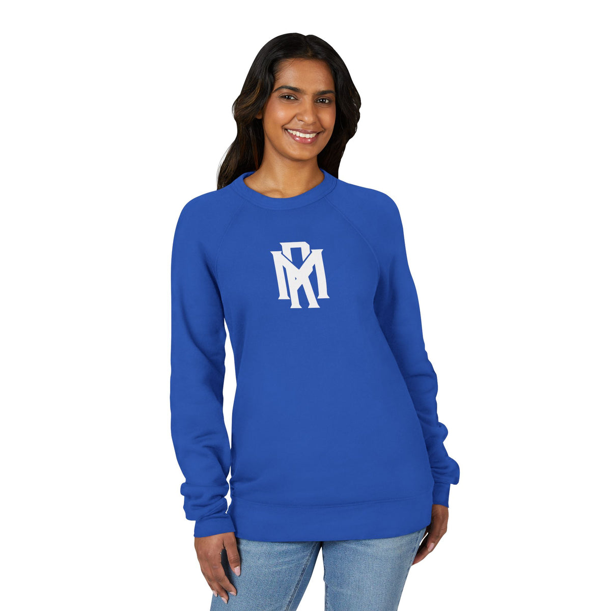 Monogram RM Minimalist Black Raglan Sweatshirt