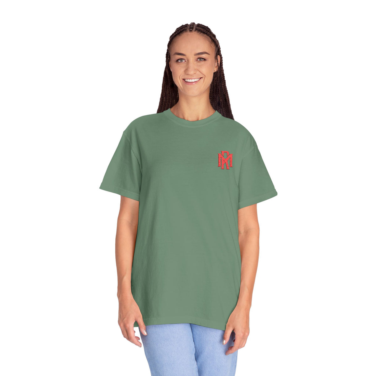 Pixel Heart T-Shirt — Small Red Heart Chest Graphic