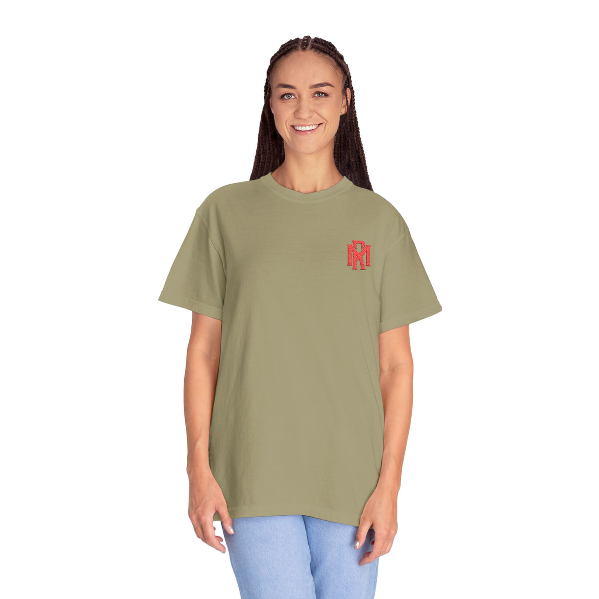 Pixel Heart T-Shirt — Small Red Heart Chest Graphic