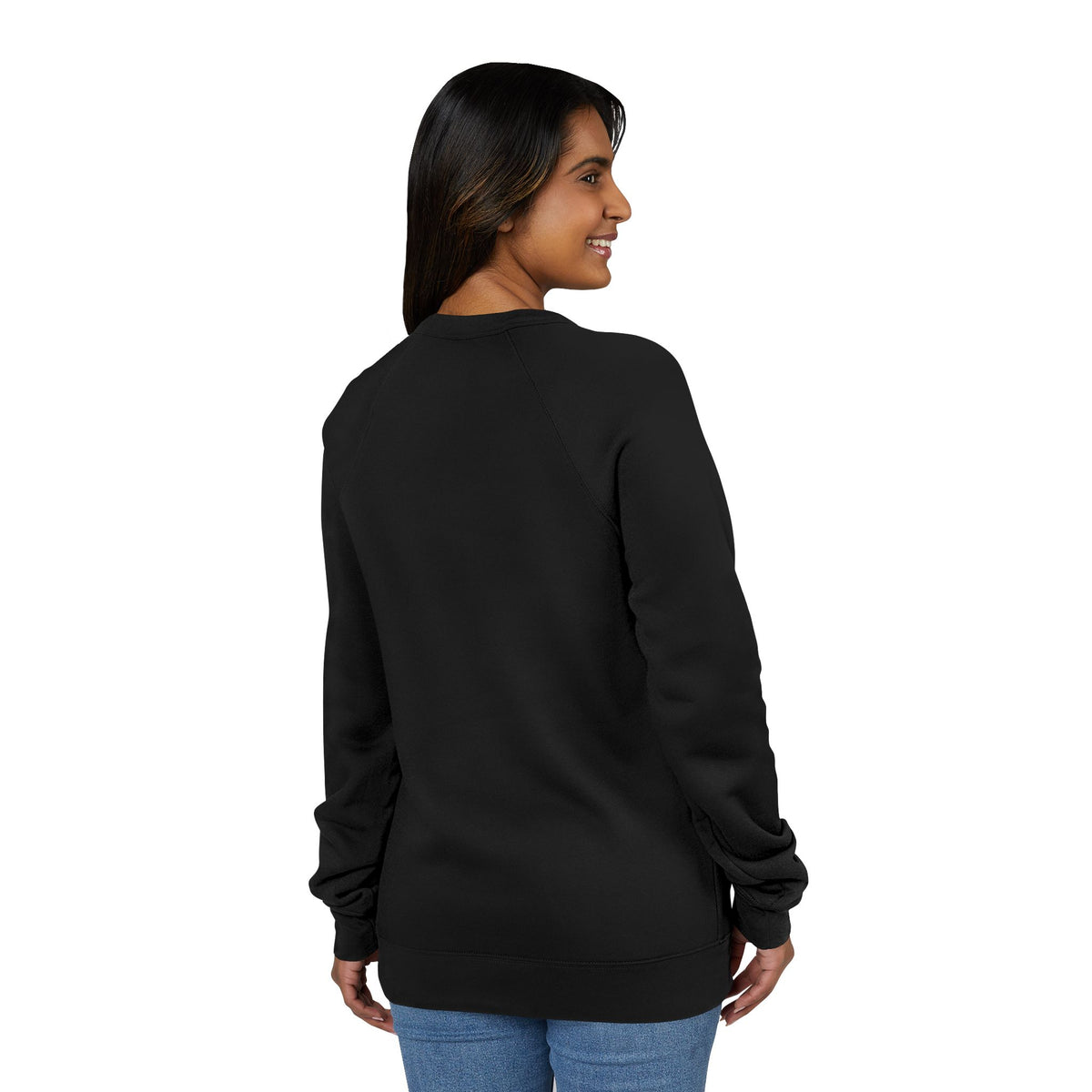 Monogram RM Minimalist Black Raglan Sweatshirt