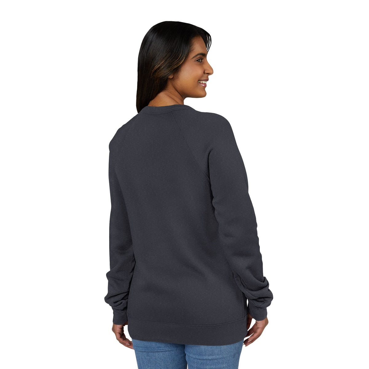Monogram RM Minimalist Black Raglan Sweatshirt