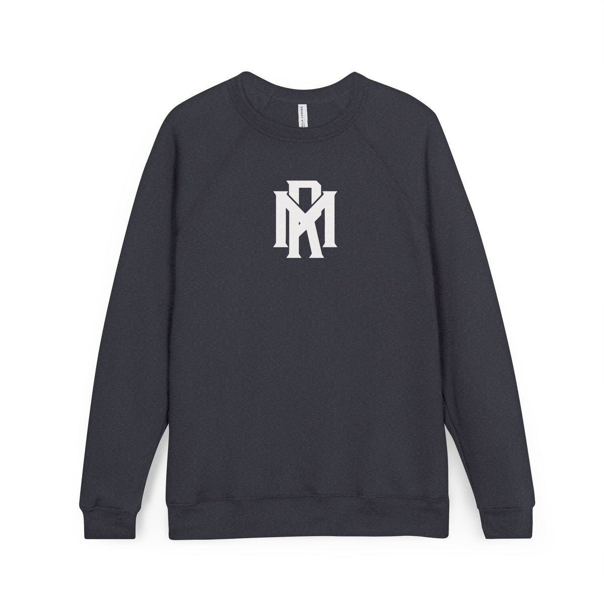 Monogram RM Minimalist Black Raglan Sweatshirt