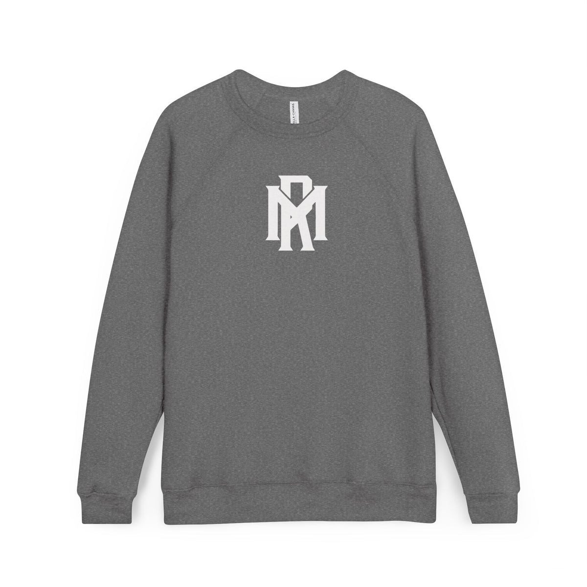 Monogram RM Minimalist Black Raglan Sweatshirt