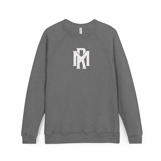 Monogram RM Minimalist Black Raglan Sweatshirt