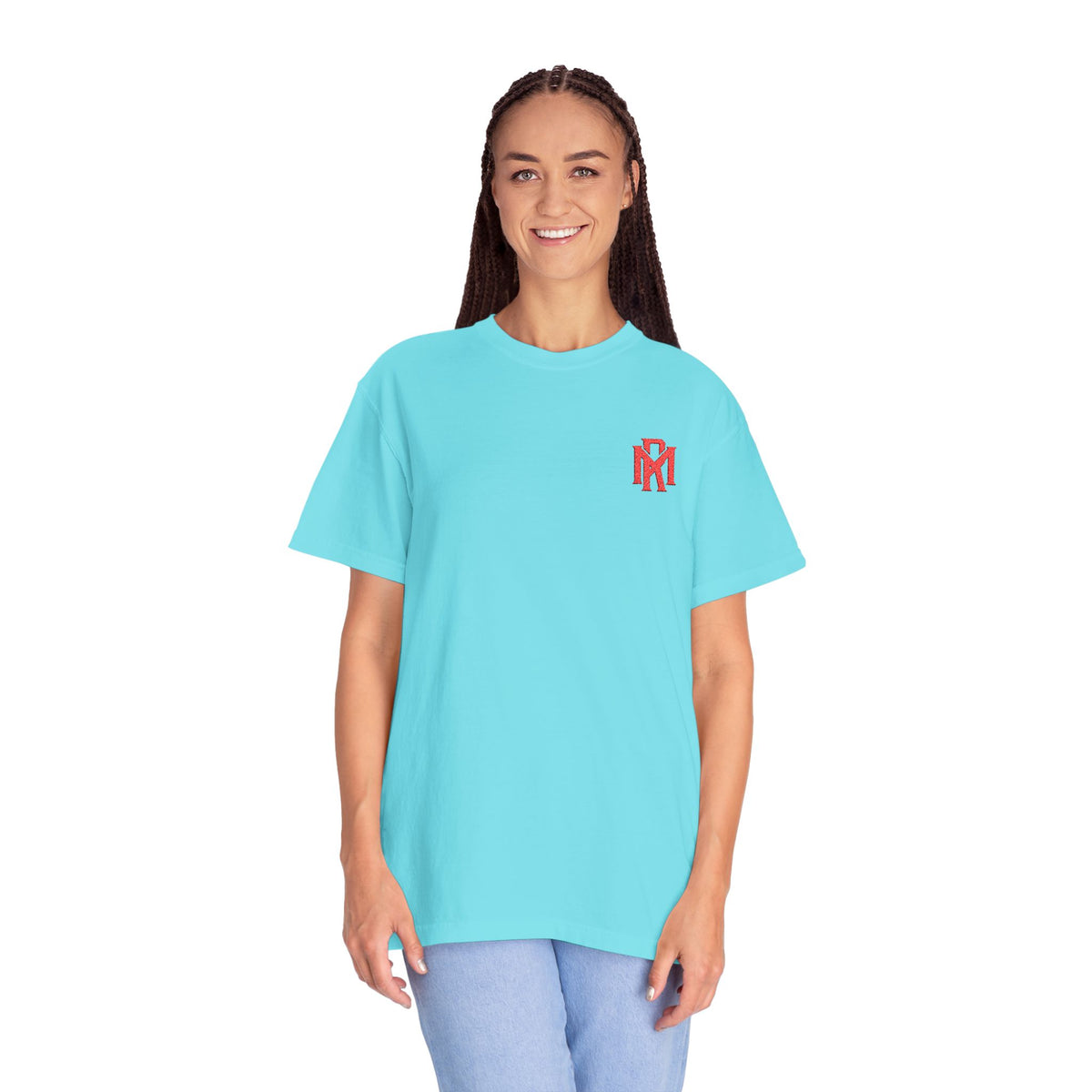 Pixel Heart T-Shirt — Small Red Heart Chest Graphic