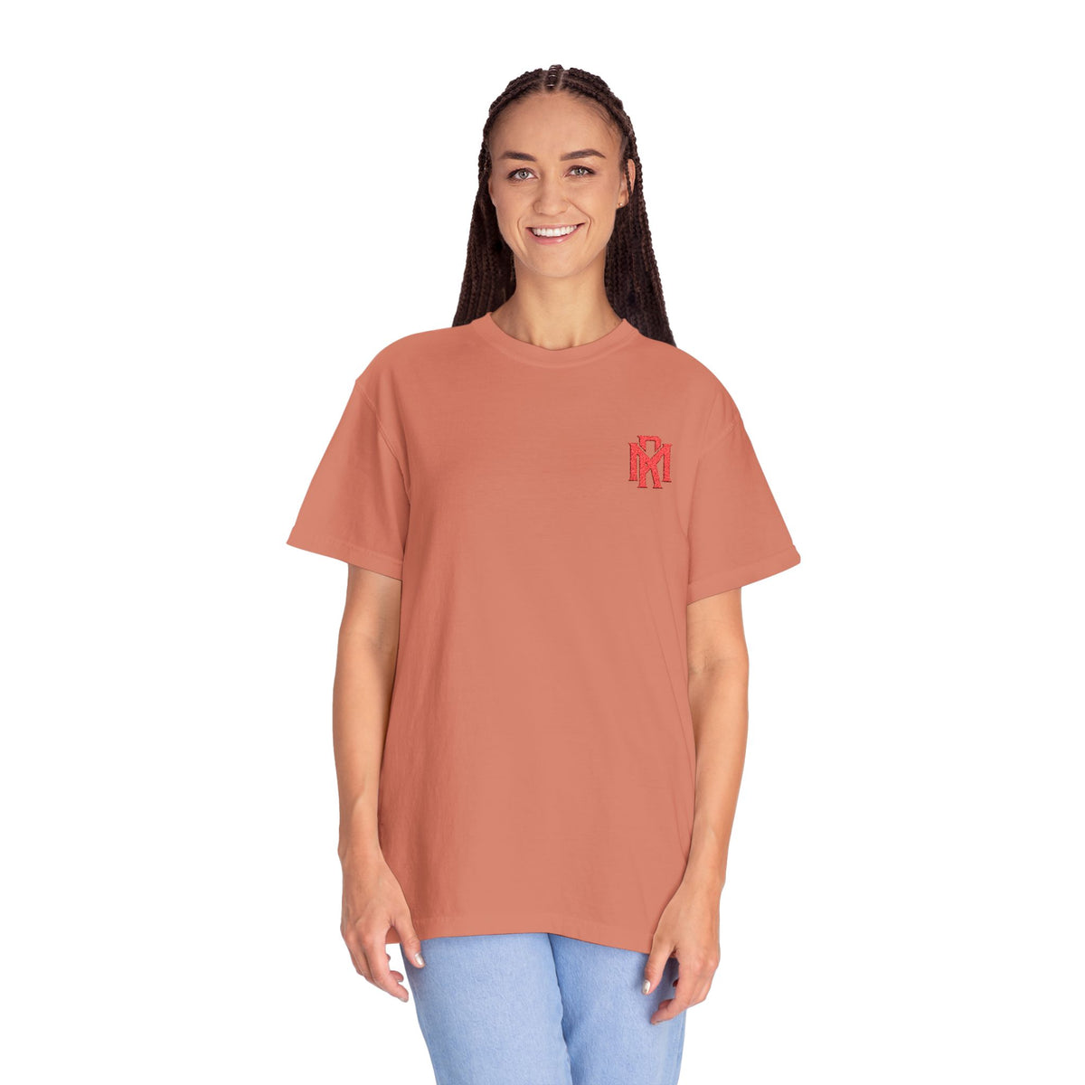 Pixel Heart T-Shirt — Small Red Heart Chest Graphic