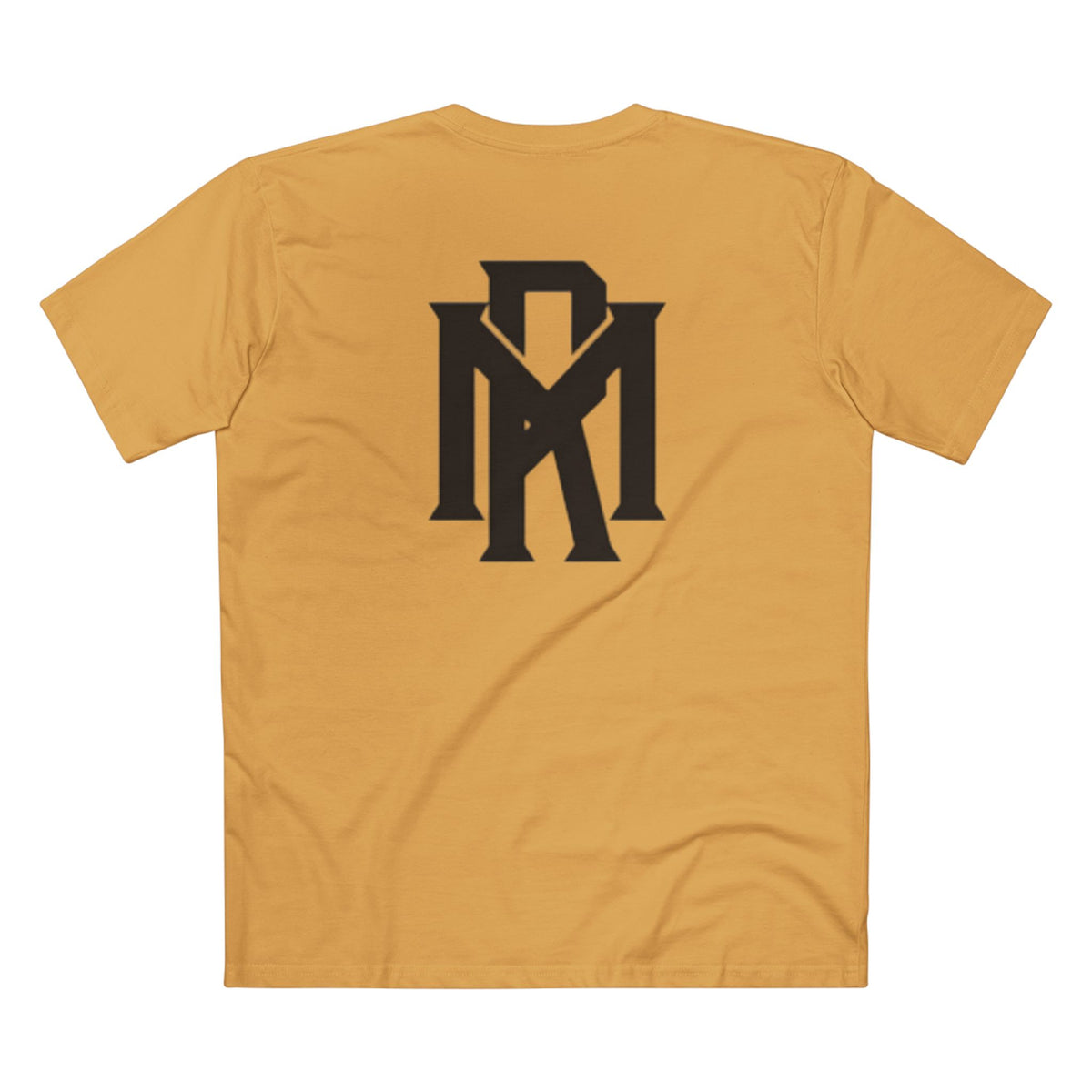 Monogram Logo Tee — Vintage Black Emblem T‑Shirt