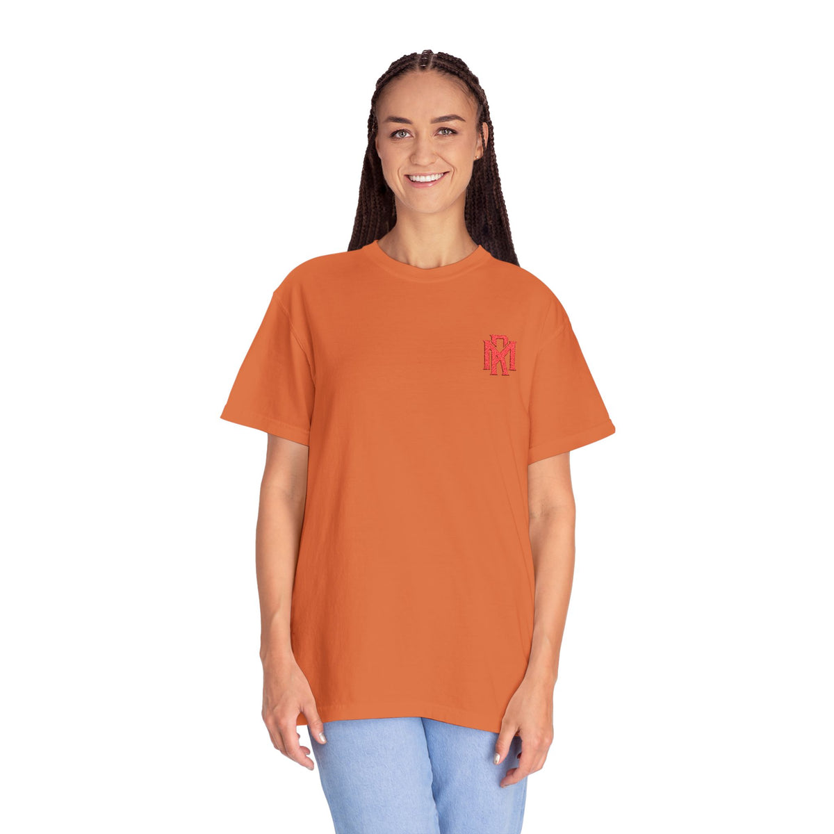 Pixel Heart T-Shirt — Small Red Heart Chest Graphic
