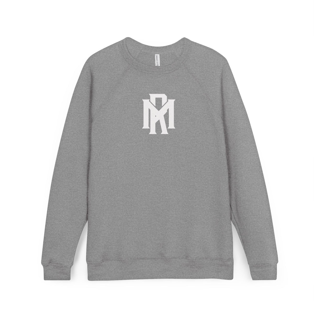Monogram RM Minimalist Black Raglan Sweatshirt